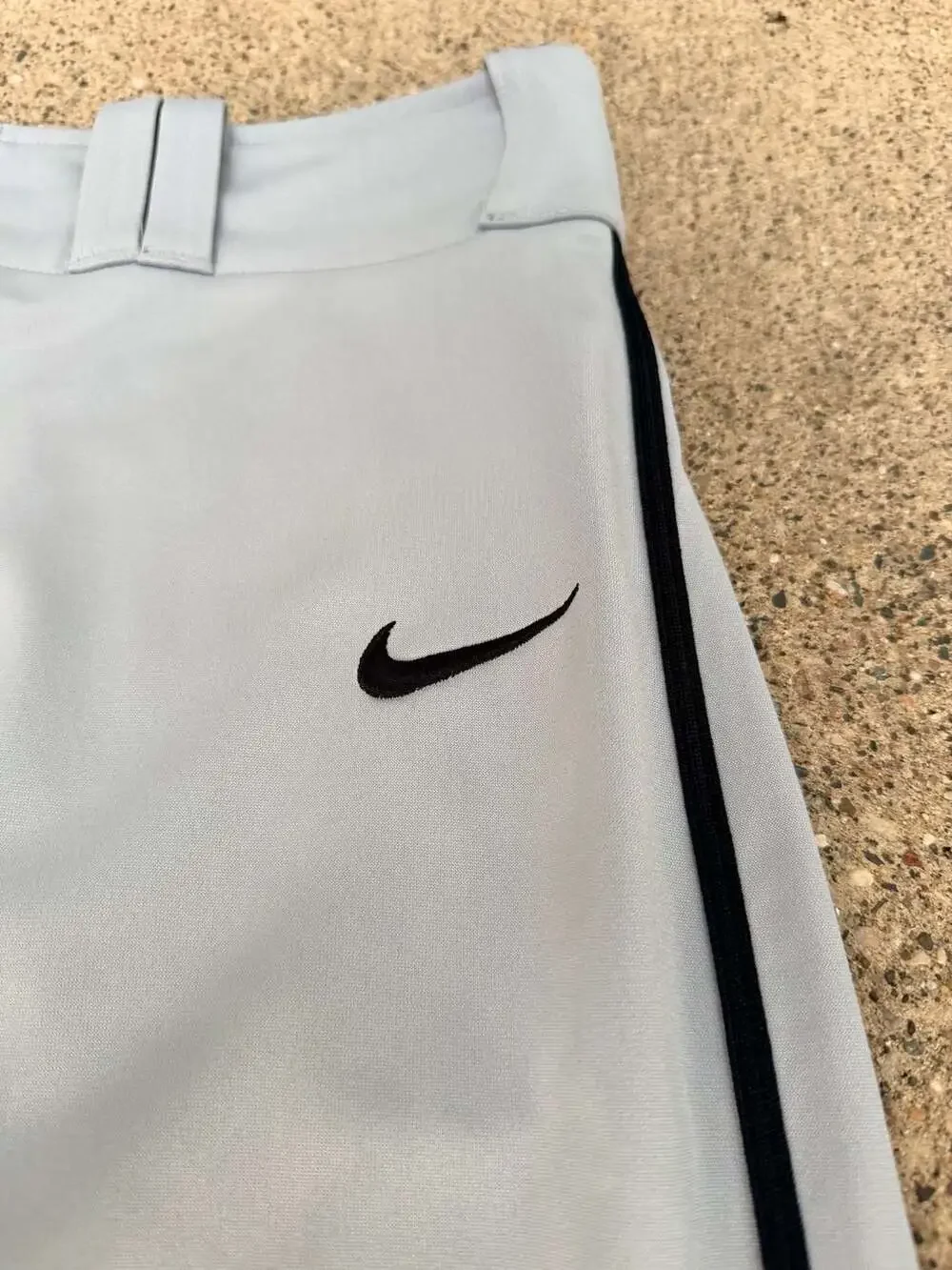 Nike Dri-FIT Men's Gray Piped Baseball Pants